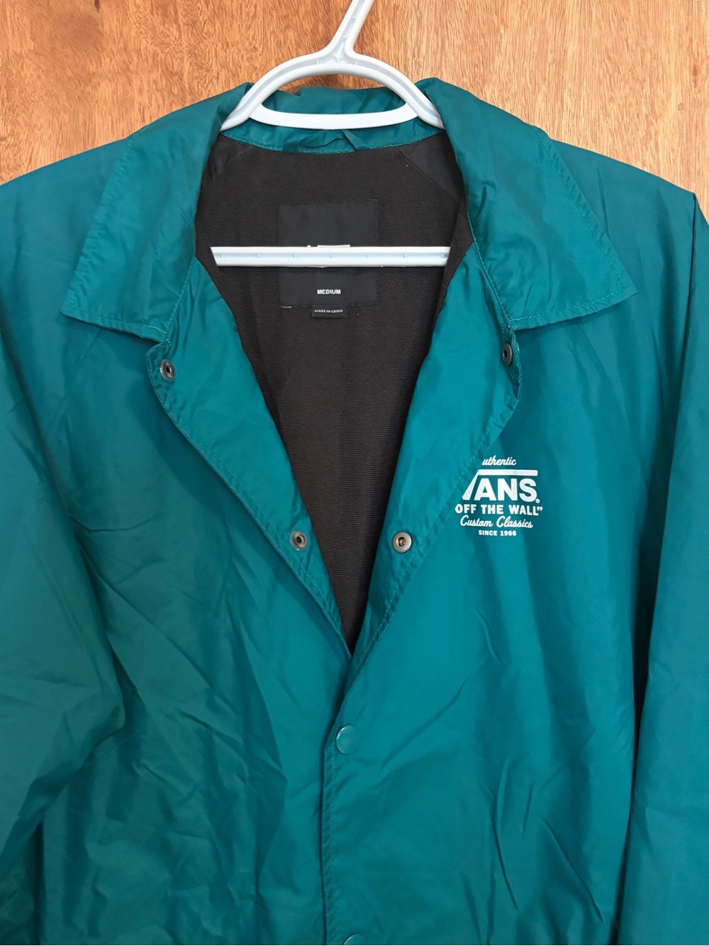 Vans Teal Coach Windbreaker Jacket
